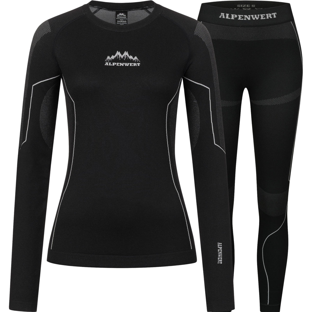 Thermounterwäsche Damen mit Daumenloch aus recyceltem Polyester