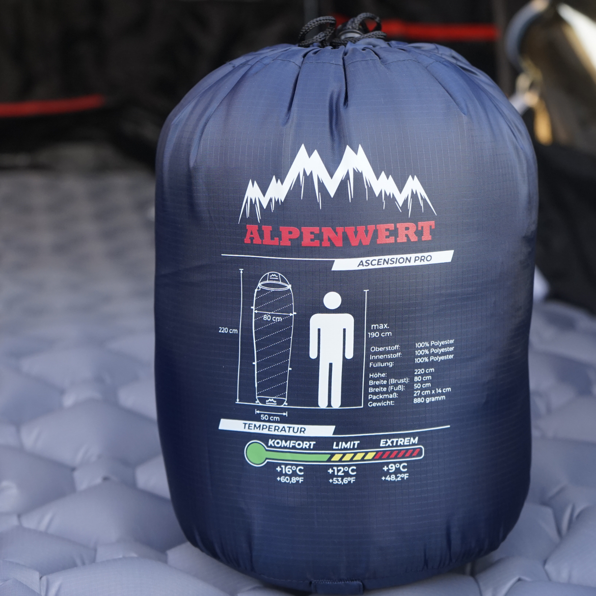 Sommerschlafsack 880g