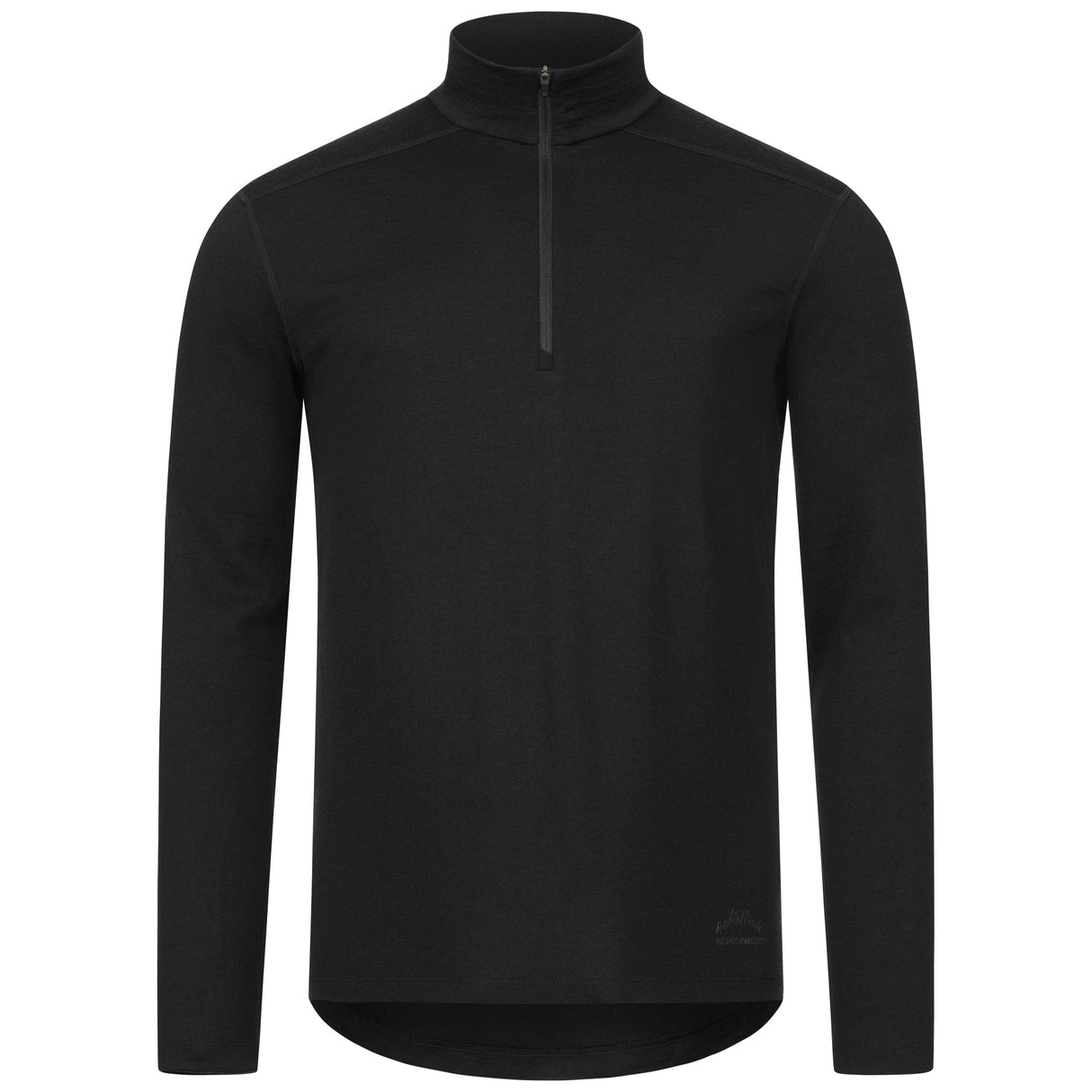 Langarmshirt Herren 100% Merino mit Zip