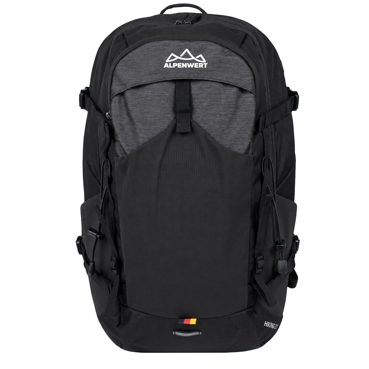 Wanderrucksack 21L – Wasserdicht Beschichtet & Trinksystemkompatibel