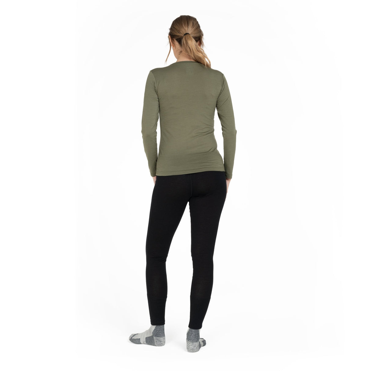 Langarmshirt Damen aus Merino - ALPENWERT