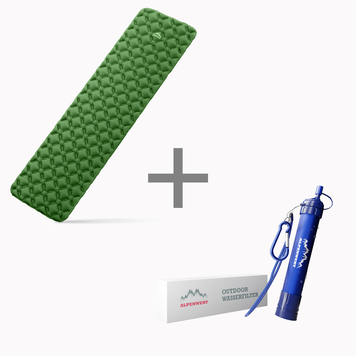 Outdoor Isomatte mit Gratis Wasserfilter