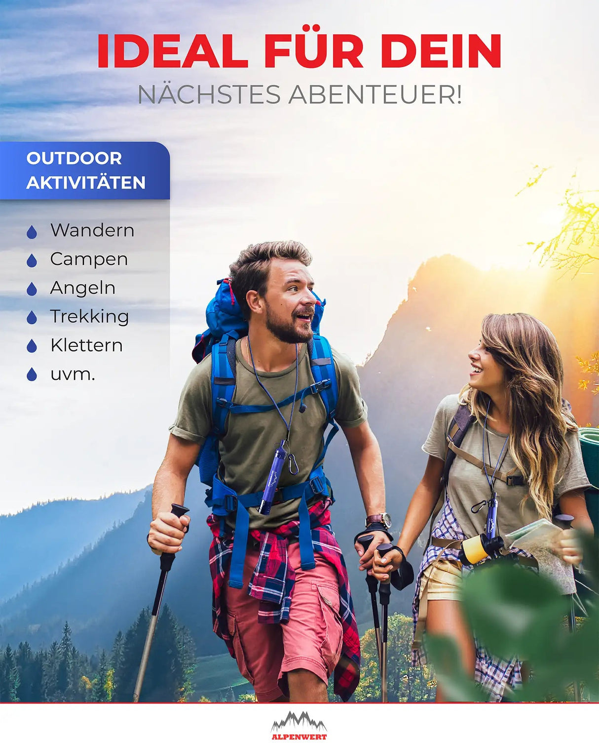Wasserfilter Outdoor mit 4.000 L Kapazität - ALPENWERT
