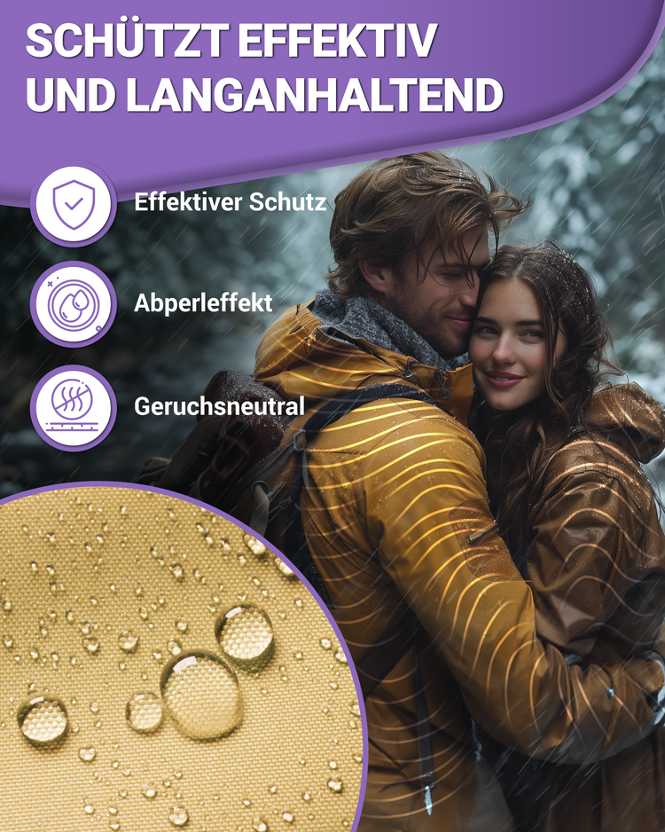 Imprägnierung Outdoor – für Jacken, Schuhe & Ausrüstung