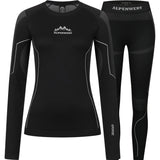 Thermounterwäsche Damen mit Daumenloch aus recyceltem Polyester