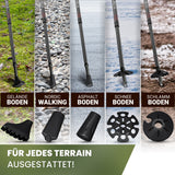 Wanderstöcke faltbar & höhenverstellbar – Leicht & stabil
