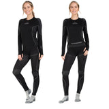 Thermounterwäsche Damen mit Daumenloch aus recyceltem Polyester