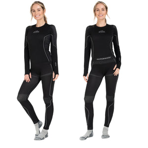 Thermounterwäsche Damen mit Daumenloch aus recyceltem Polyester