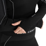 Thermounterwäsche Damen mit Daumenloch aus recyceltem Polyester