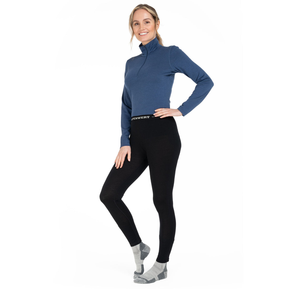 Lange Unterhose Damen aus 100% Merinowolle