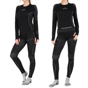 Thermounterwäsche Damen mit Daumenloch aus recyceltem Polyester