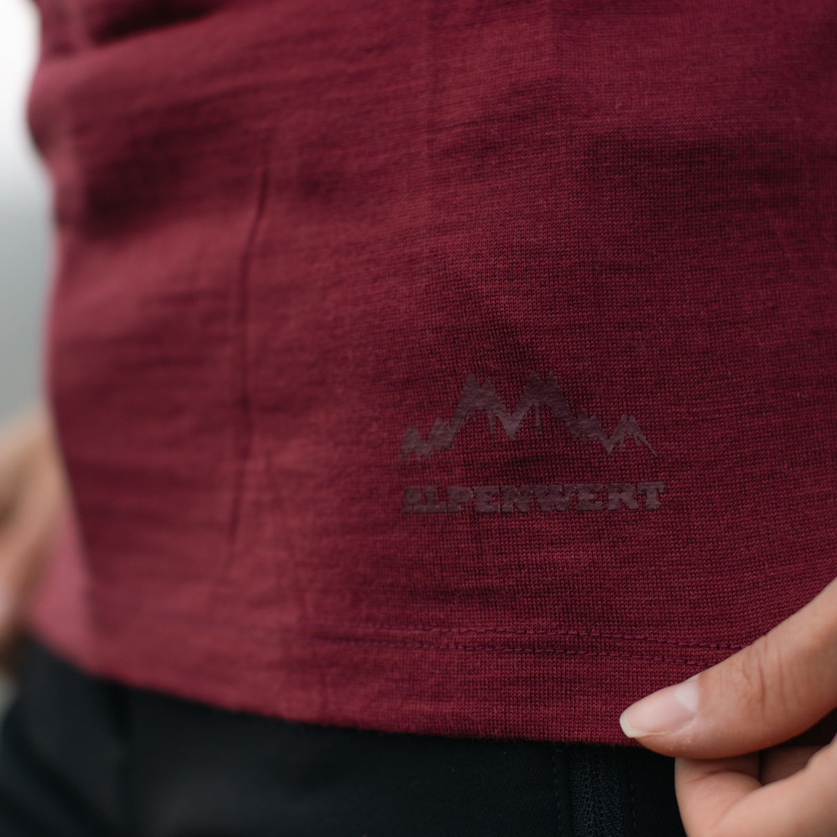 Langarmshirt Damen 100% Merino mit Zip