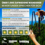 Wanderstöcke faltbar & höhenverstellbar – Leicht & stabil