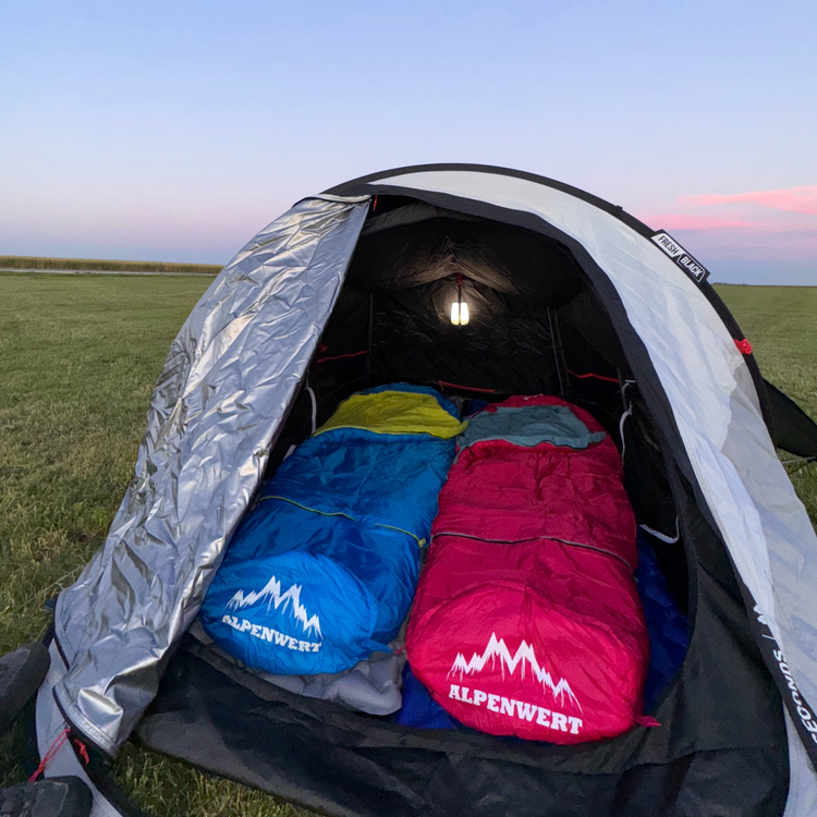 Schlafsack Kinder – mitwachsend, leicht & kompakt für Campingnächte