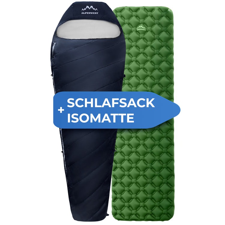 Schlafsack + Isomatte