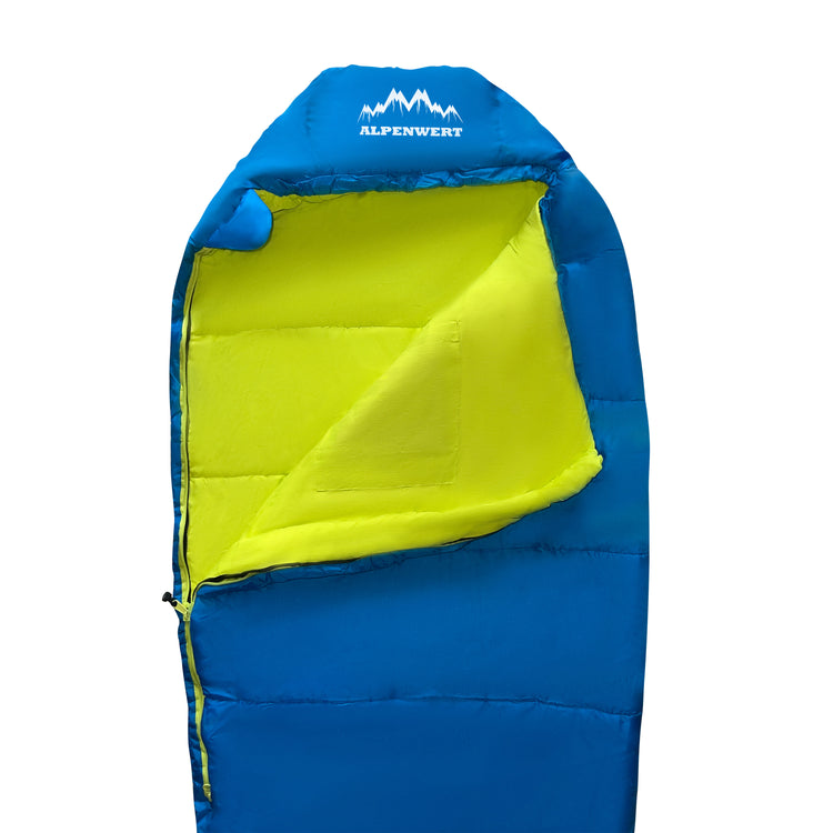 Schlafsack Kinder – mitwachsend, leicht & kompakt für Campingnächte