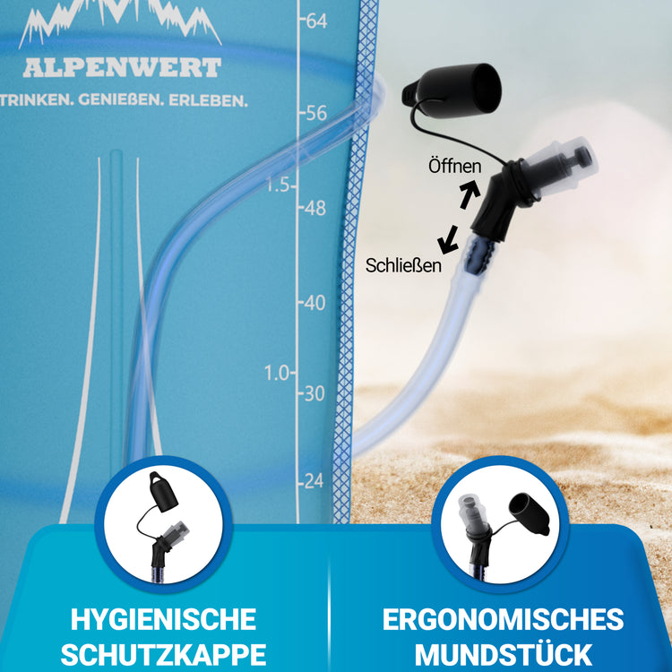 Trinkblase mit Trinkschlauch – BPA-frei, ultraleicht & robust