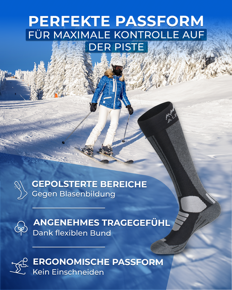 Skisocken Merino – Warm, atmungsaktiv & geruchshemmend