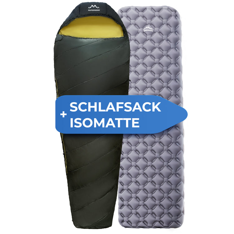 Schlafsack + Isomatte