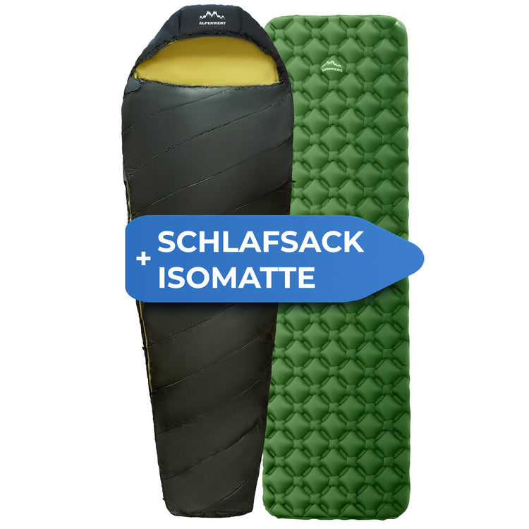 Schlafsack + Isomatte