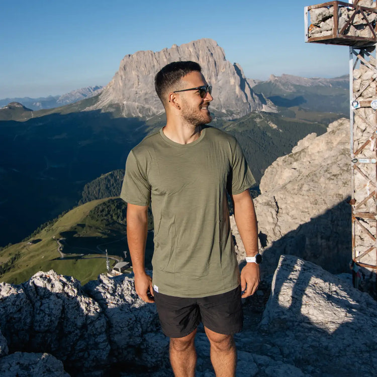 Merino T-Shirt Herren – atmungsaktiv, geruchsneutral & nachhaltig