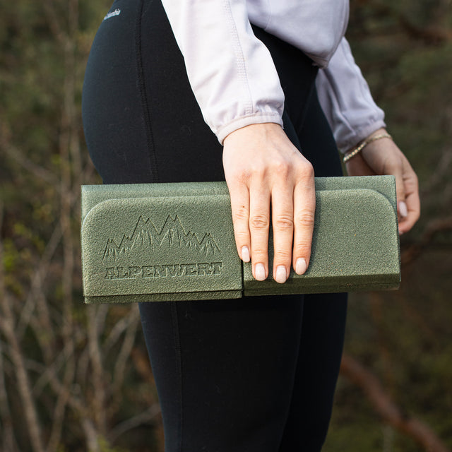 Outdoor Sitzkissen faltbar 2er Set – Leicht & isolierend