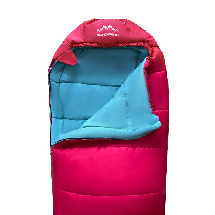 Schlafsack Kinder – mitwachsend, leicht & kompakt für Campingnächte