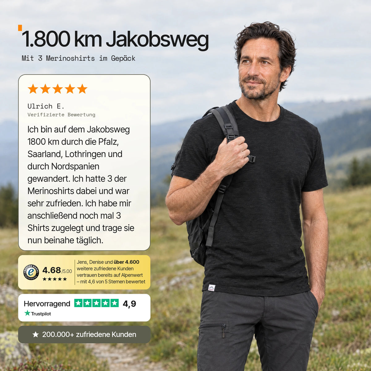 Merino Shirt Herren