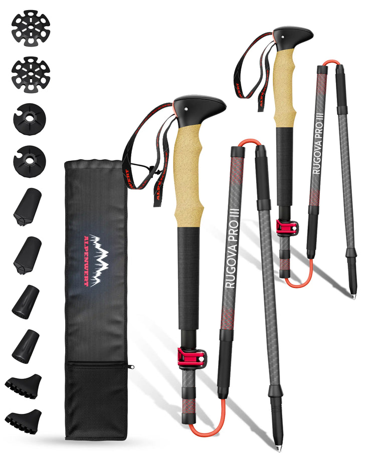 Carbon trekkingstöcke faltbar – leicht, stabil und kompakt