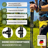 Übersicht der wichtigsten Vorteile der Teleskop Wanderstöcke – leicht, verstellbar, langlebig und für jedes Gelände geeignet