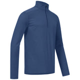Langarmshirt Herren 100% Merino mit Zip
