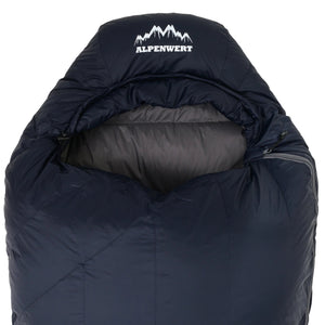 Daunenschlafsack 3 Jahreszeiten – Ultraleicht, Kompakt & bis -3°C einsatzbereit - ALPENWERT