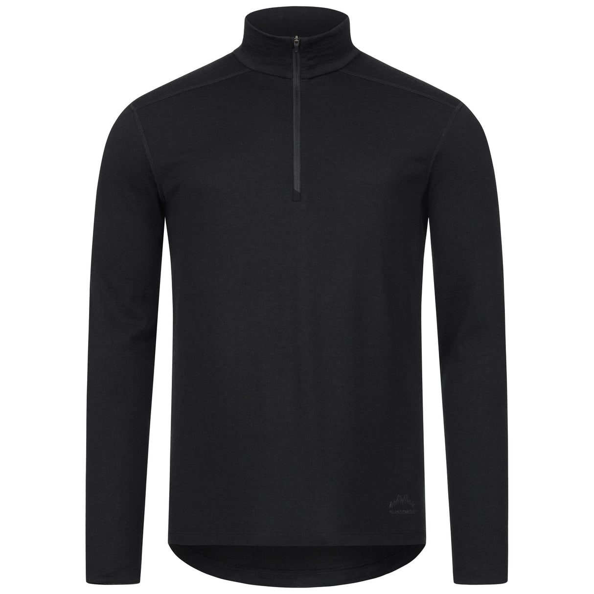 Langarmshirt Herren 100% Merino mit Zip - ALPENWERT