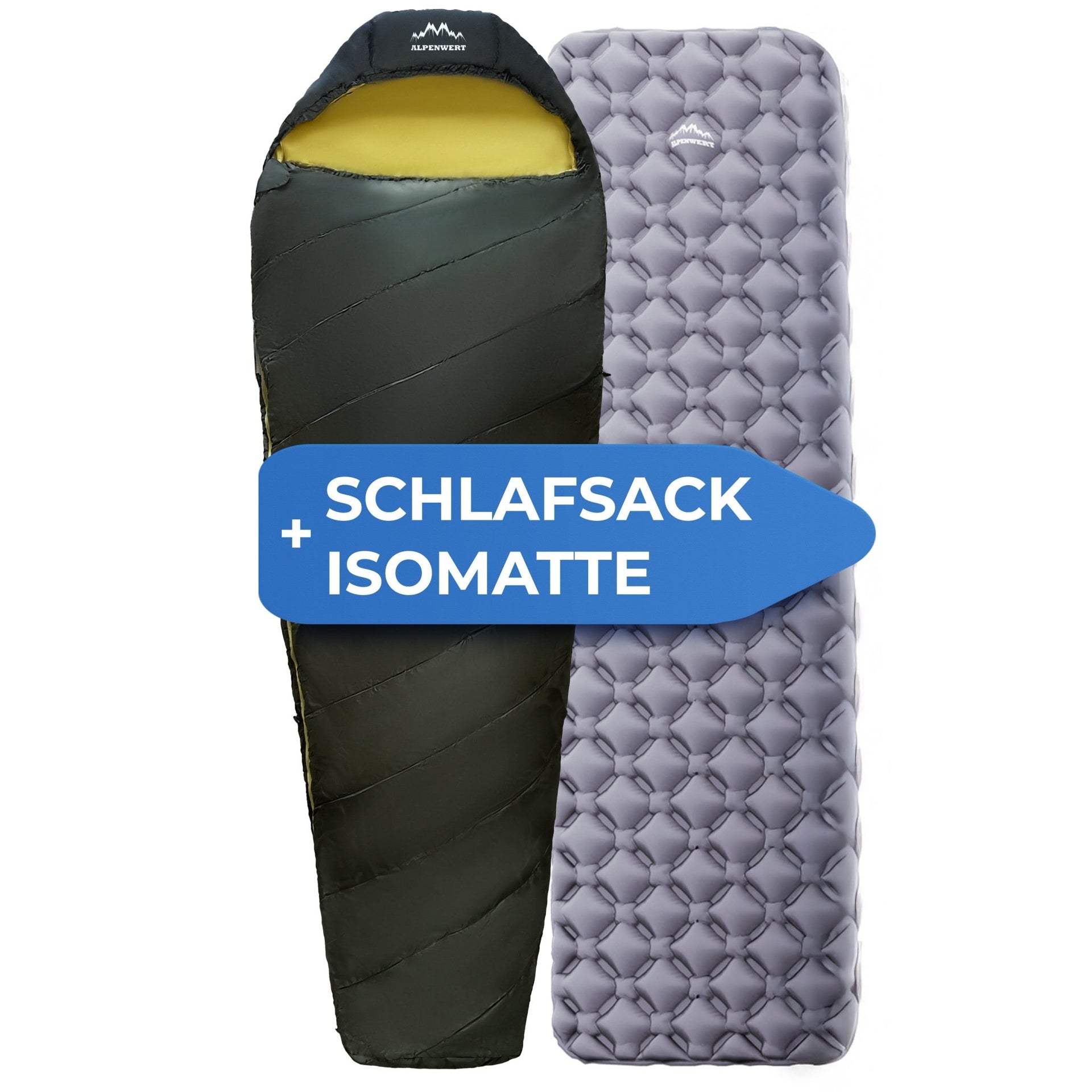 Sommerschlafsack mit Isomatte