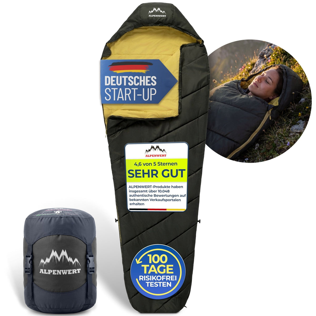 schlafsack erwachsene amazon Sommerschlafsack nur 880g – ALPENWERT member:49762238824616:1007 Lense:-5.5 SUV-Camping-Dachzelt 2,1 m, wasserdichtes