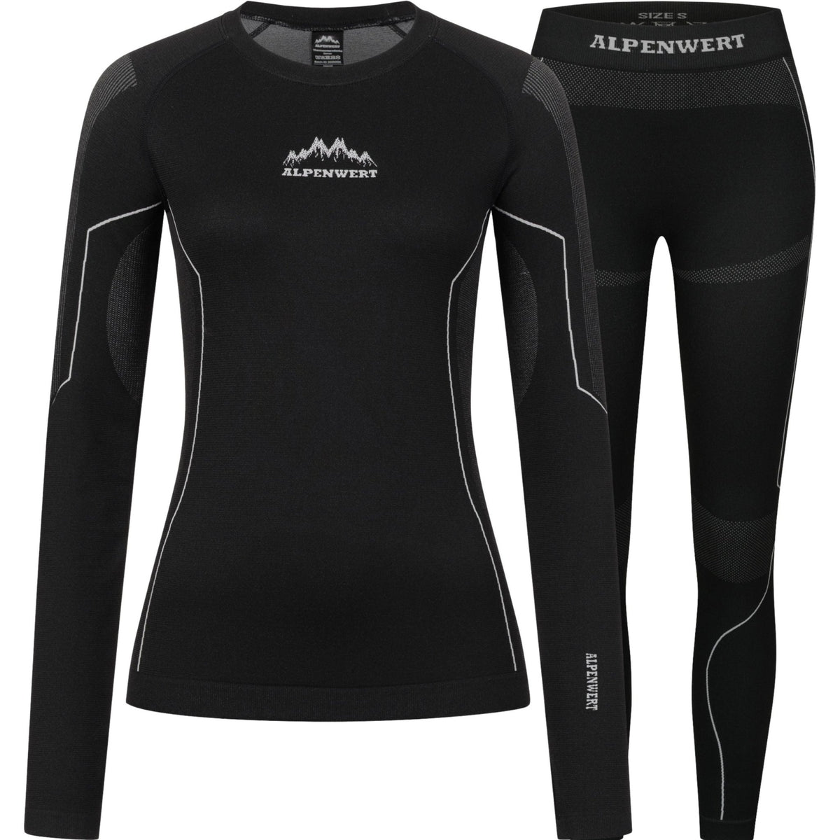 Thermounterwäsche Damen Set – Oberteil & Hose mit Daumenloch