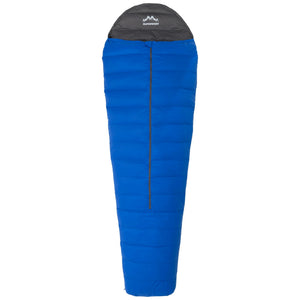 Ultraleicht Daunenschlafsack – 400g, ideal für Motorradtouren & Leichtes Backpacking - ALPENWERT
