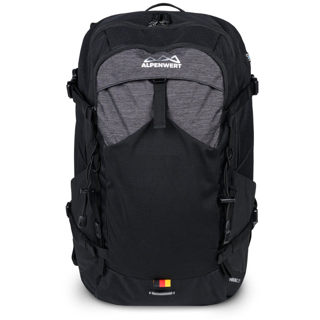 Wanderrucksack 21L – Wasserdicht Beschichtet & Trinksystemkompatibel - ALPENWERT